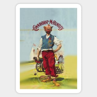 Circus Series Commandant M Huntley Sticker